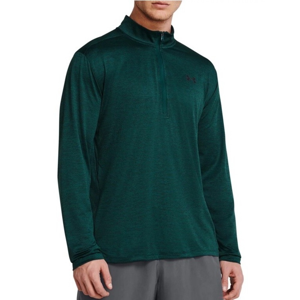 Under Armour Men's Tech Vent 1/2 Zip Pullover Shirt Green 1382184-449 Sz XXL